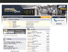 Tablet Screenshot of chronorace.be